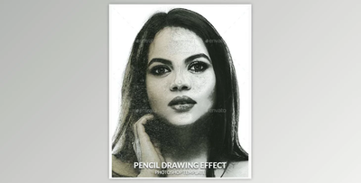 Pencil Drawing Photo Effect By Hypography (PSD)