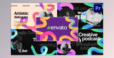 Creative Podcast Slides for Premiere Pro (Videohive 51917021)