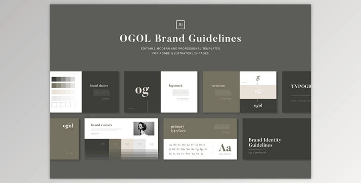 OGOL – Brand Guidelines Template – by SelwynGoodman