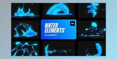 Water Cartoon FX for After Effects (Videohive 36189143) - AE Project