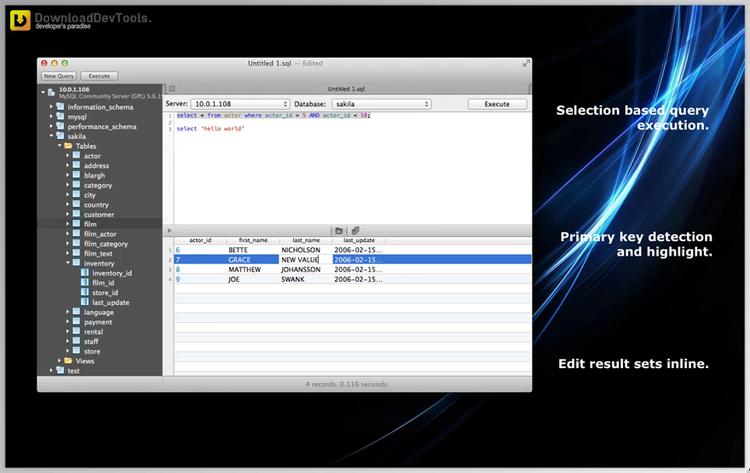 SQLPro for MySQL v2024.21 for macOS + CRACK