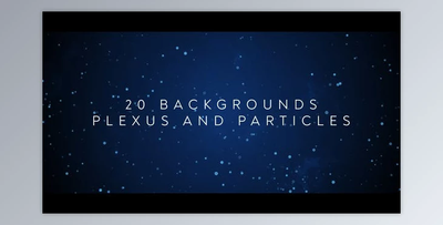20 Backgrounds Plexus and Particles (Videohive 43072531) - AE Project