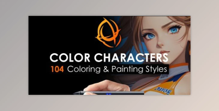 Color Characters 104: Coloring and Painting Styles