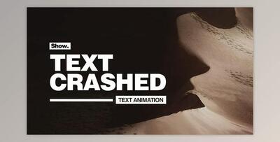 Text Crashed - Text Animation (Videohive 28370062) - AE Project