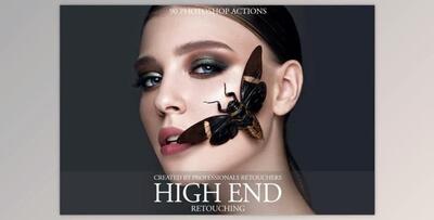 High End Retouching Photoshop Action