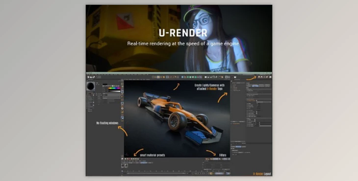 U-Render v2022.8.10.SP1 for Cinema 4D 2023