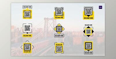 Simple QR Code After Effects (Videohive 47593962) - AE Project