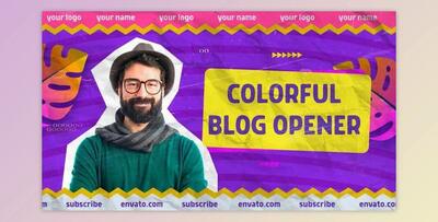 Colorful Blog Opener (Videohive 34156613) - AE Project