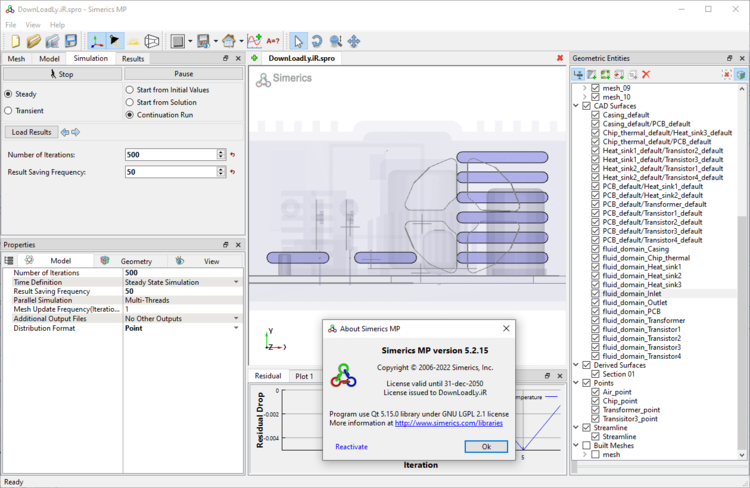 Simerics-MP 5.2 + PumpLinx 4.6.0 x64