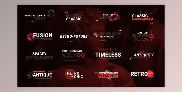Retro Futuristic Titles (Videohive 49207122) - AE Project
