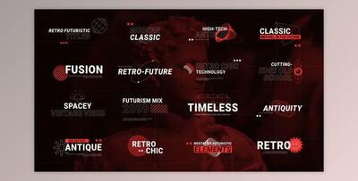 Retro Futuristic Titles (Videohive 49207122) - AE Project