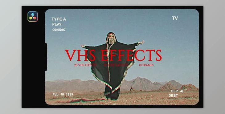 VHS Effects DaVinci Resolve (Videohive 49980941)