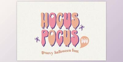 Hocus Pocus Boo Halloween Font