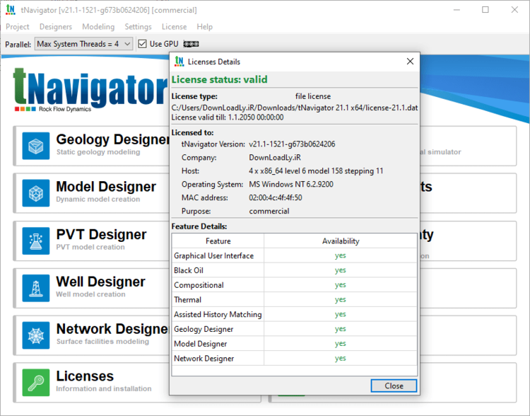 tNavigator 21.1 x64