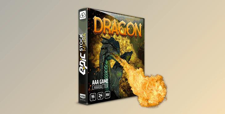 Epic Stock Media AAA Game Character Dragon WAV