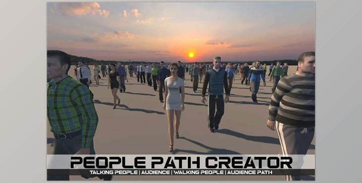 Unity asset - People Path Creator v1.0