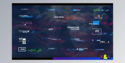 Creative Lower Third With Particles (Videohive 31649750)