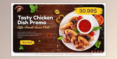 Tasty Chicken Dish Promo (Videohive 33002011) - AE Project