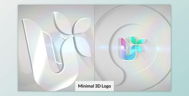 Minimal 3D Logo Reveal (Videohive 30017933) - AE Project