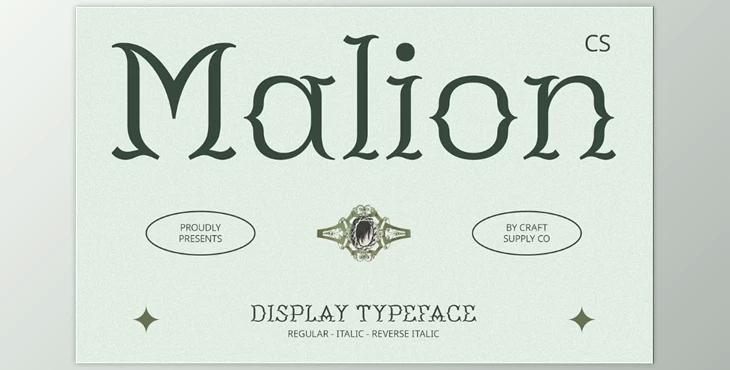 CS Malion – Classic Font Creative Market - 289454417