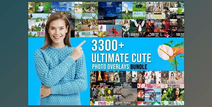 3300+ Photo Overlays Bundle+FREE Act CreativeMarket - 6791145