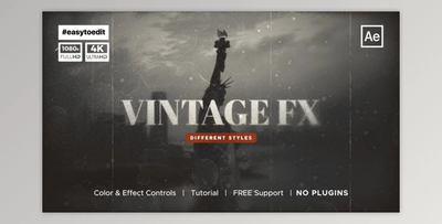 Vintage Fx Overlay (Videohive 54211943) - AE Project