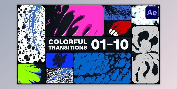Colorful Transitions for After Effects (Videohive 47887946) - AE Project
