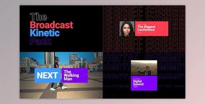 Videohive Broadcast Kinetic Pack 36709163