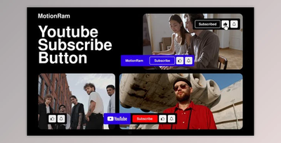 Subscribe Button Youtube (Videohive 43552897) - AE Project