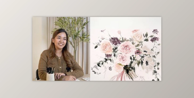 From Picture To Painting: Paint Wedding Bouquets in Watercolor