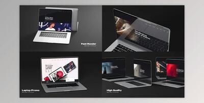 Videohive Minimalistic Laptop Website Promo 35604755