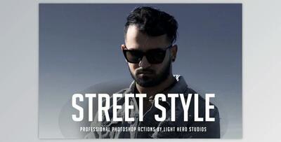 24 Street Style Photoshop Actions By Light Hero Studios