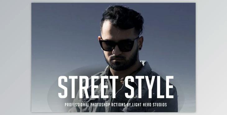 24 Street Style Photoshop Actions By Light Hero Studios