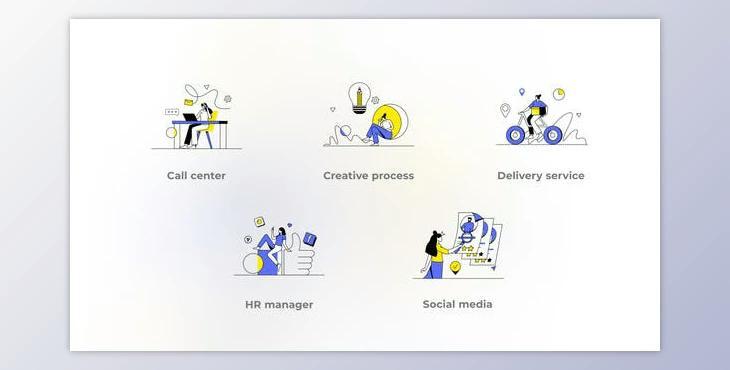 Social media – Minimal concept (Videohive 40223429) - AE Project