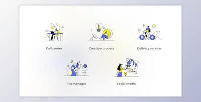 Social media – Minimal concept (Videohive 40223429) - AE Project