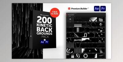 PremiumBuilder Kinetic Backgrounds Pack 32854609 - AE Project