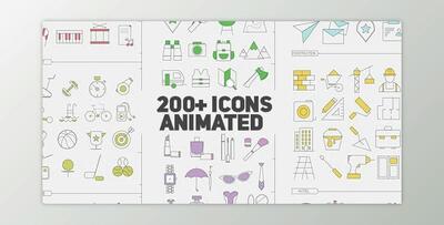 Icons Library (Videohive 14484457) - AE Project
