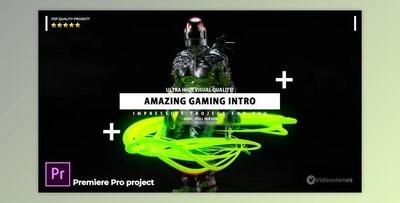 Gaming Intro - Gamer channel opener Premiere Pro project (Videohive 33268238) - PR Project