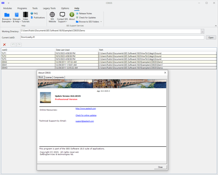 SES CDEGS Suite 18.0 x64