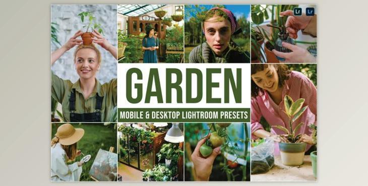 Garden Mobile and Desktop Lightroom Presets by Laksmitagraphics