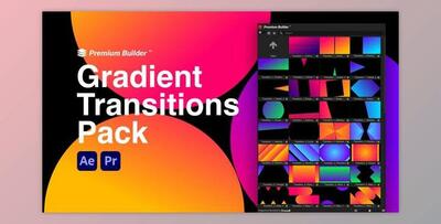Gradient Transitions Pack (Videohive 35748266) - AE Project