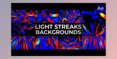 Light Streaks Backgrounds for After Effects (Videohive 45856449) - AE Project