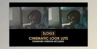 Slog3 Cinematic Look and Standard Color LUTs (Videohive 51046255)