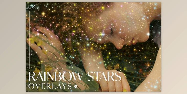 Rainbow Stars Overlays Creativemarket - 10906672