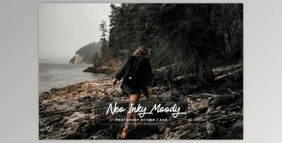 15 Photoshop Actions ACR Inky Moody By EpicoMedia (atn, xmp)