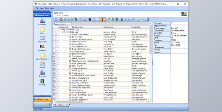 DB Software Laboratory Active Table Editor v5.3.4.19 for Win x86 & x64 + CRACK