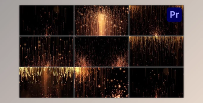 Gold Collection Backgrounds for Premiere Pro (Videohive 52161351)