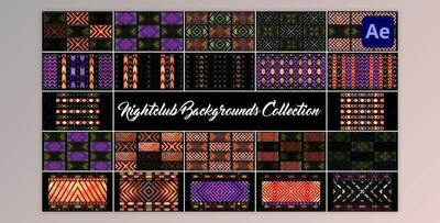 Nightclub Backgrounds Collection for After Effects (Videohive 50853637) - AE Project