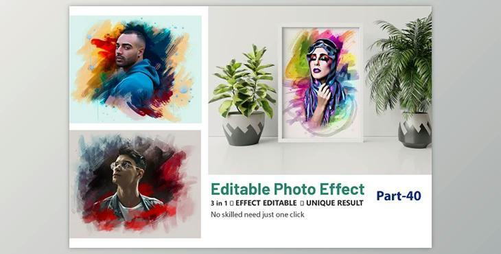 Editable Realistic Painting Effect Creativemarket - 12177195