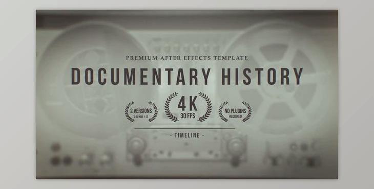 Documentary History Timeline (Videohive 25332527) - AE Project